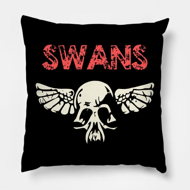 swans Pillow by ngabers club lampung