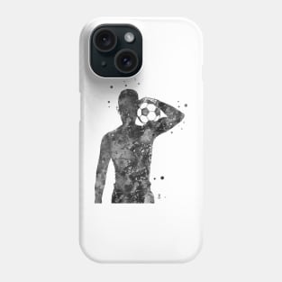 Male Soccer Player Phone Case