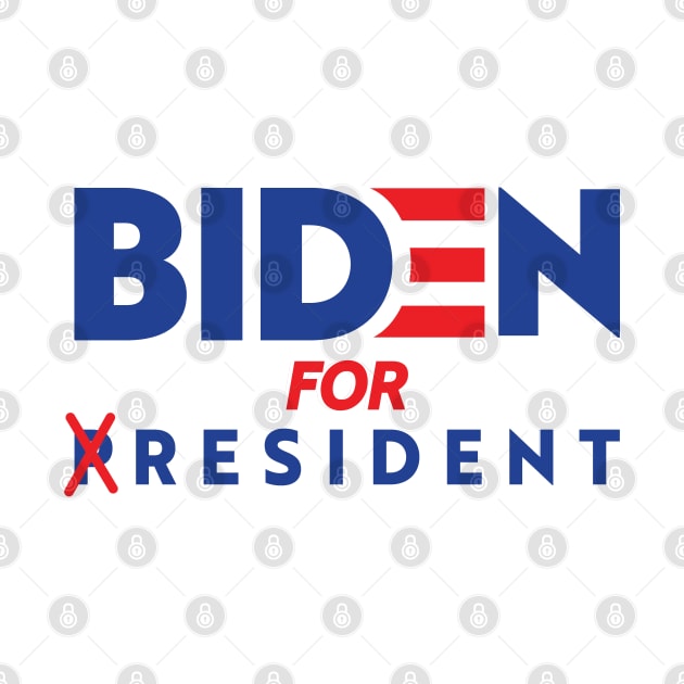 BIDEN FOR RESIDENT FUNNY TRUMP CAMPAIGN by ConservativeMerchandise