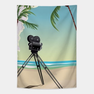 Movie Camera Tapestry