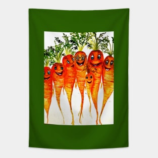 Carrots family Tapestry