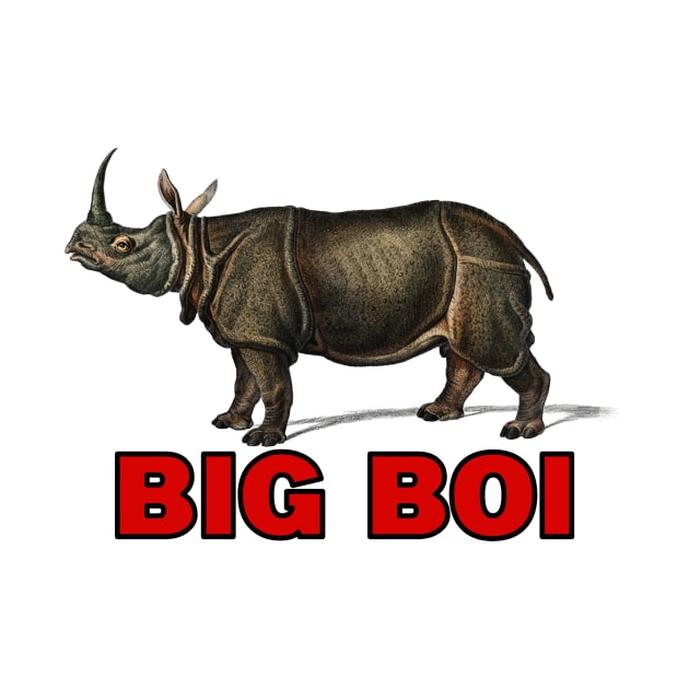 big boi rhino red text by Captain-Jackson