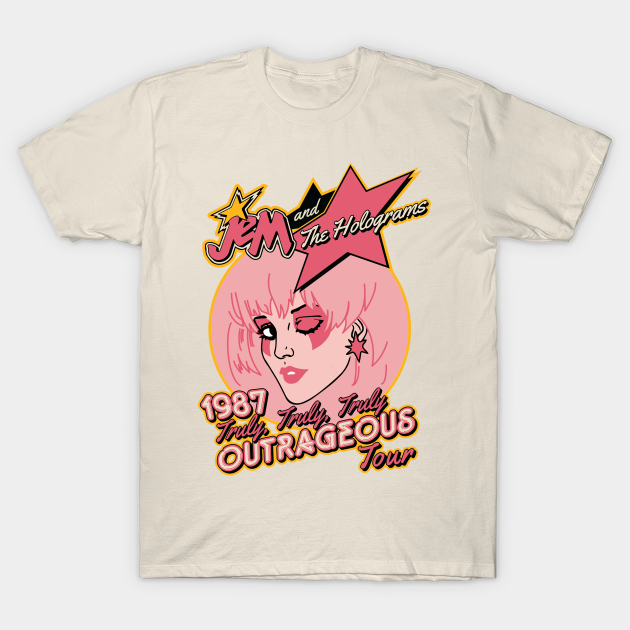 Jem Outrageous Tour - Jem And The Holograms - T-Shirt