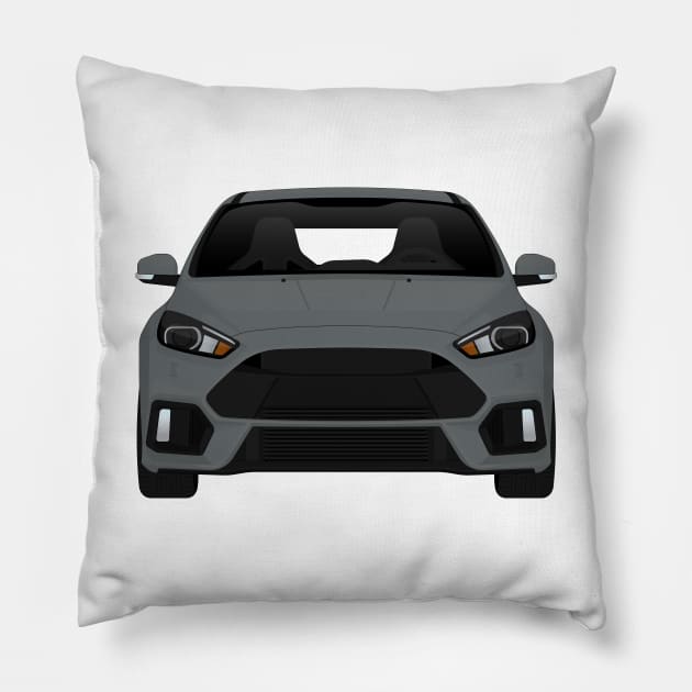 Focus RS Grey Pillow by VENZ0LIC