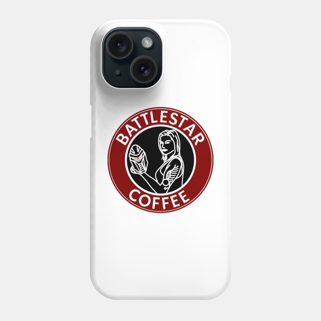 Battlestar Coffee (Variant) Phone Case by slvrhwks
