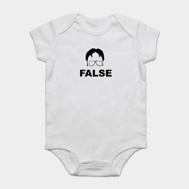 Dwight Schrute False The Office Quotes Onesie Teepublic Au