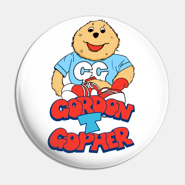 Gordon The Gopher Pin by Meta Cortex