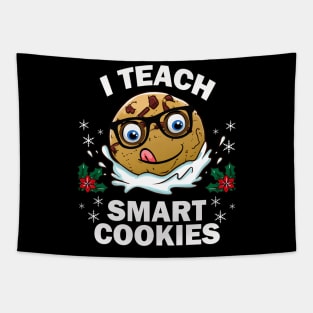 Funny Teacher I Teach Smart Cookies Nerd Gift Tapestry