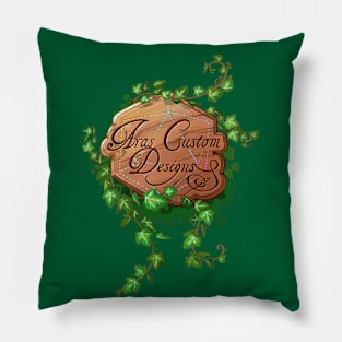 Aras Custom Designs Logo - Druid Version Pillow