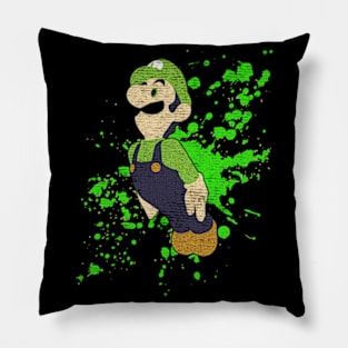 green plumber Pillow