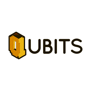 Qubits (pixels + yellow) T-Shirt