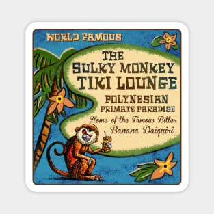 Sulky Monkey Magnet