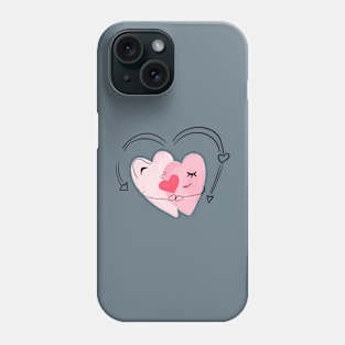 couple hearts Phone Case