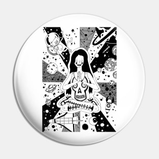 Yoga girl Pin