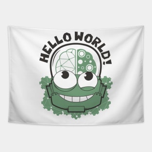 Hello World Shirt Tapestry