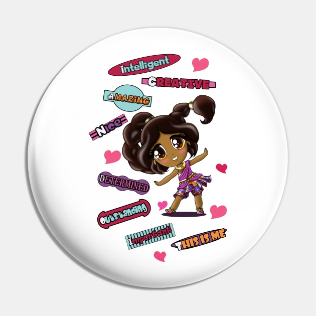 Indian Girl Pin by treasured-gift