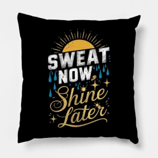 Sweat Now, Shine Later: T-shirt Design Pillow