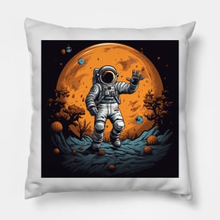 astronaut halloween Pillow