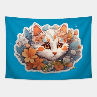 KITTY CAT MIAOW Tapestry