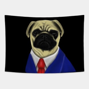 Pug Dog Lovers Gift Tapestry