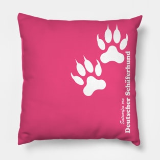 GSD Paw Prints - German Shepherd Pillow