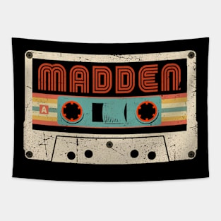 Proud To Madden Be Personalized Name Styles 70s 80s Tapestry