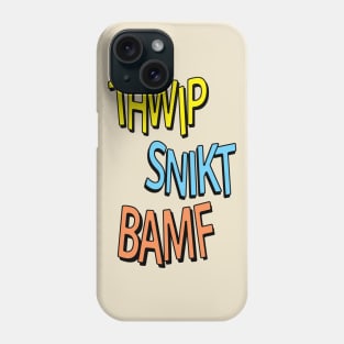 Comic Book Sound Effects Phone Case