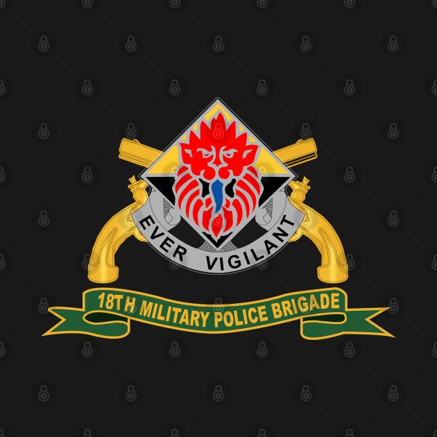 18th Military Police Brigade - DUI w Br - Ribbon by twix123844