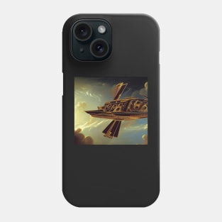 A spaceship painted in the Baroque style Phone Case