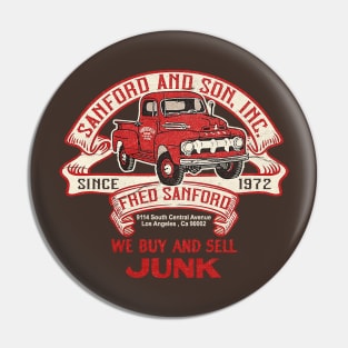 FRED SANFORD WE BUY AND SELL JUNK Pin