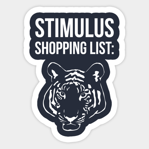 Shopping list complete - Tiger King - Sticker