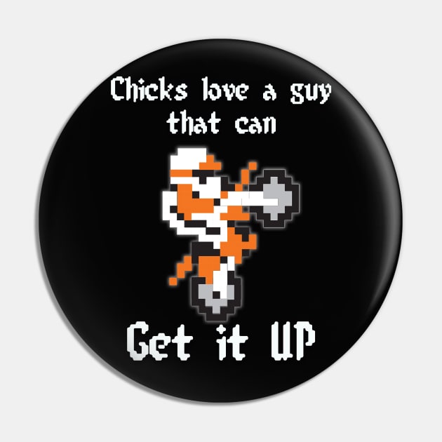 Get it up Excite Bike Orange Pin by Destro