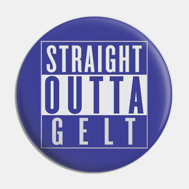 Funny Straight Outta Chocolate Gelt Hanukkah Pin by AHBRAIN