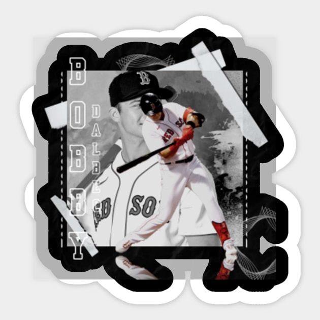 Bobby Dalbec Baseball Paper Poster Red Sox 2 - Bobby Dalbec