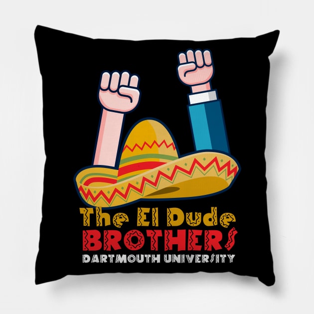 The El Dude Brothers Pillow by Meta Cortex