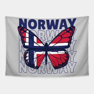 I Love Norway // Norwegian Flag // Norwegian Pride Tapestry