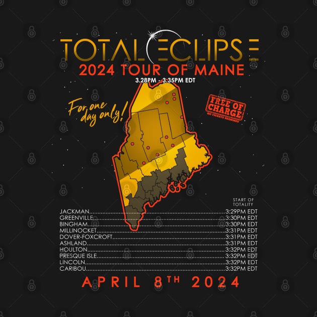 Total Solar Eclipse 2024 Tour of Maine by NerdShizzle