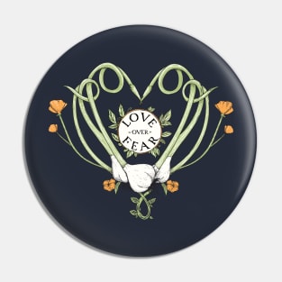 Love Over Fear: Gilroy Garlic Festival Memorial Pin