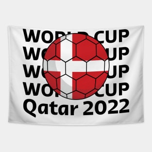 World Cup Qatar 2022  - Team Denmark Tapestry