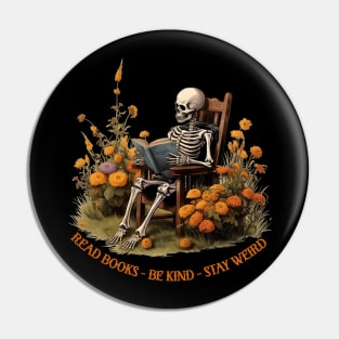 Read Books Be Kind Stay Weird Pin