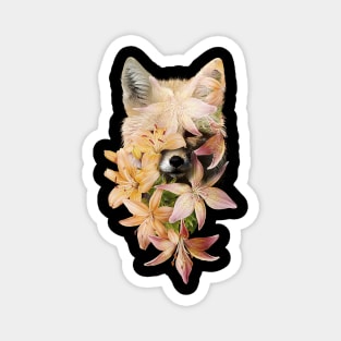 Foxy Flowers Magnet