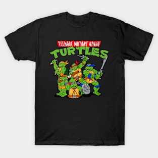 Vintage Kids 3T 1988 Teenage Mutant Ninja Turtles Shirt With Belt