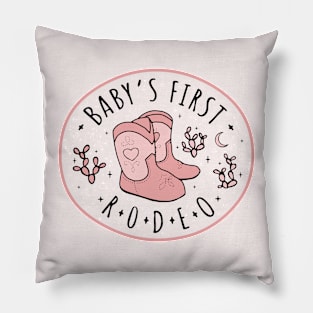 Baby's First Rodeo Pillow