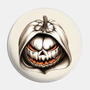 Hooded halloween pumpkin Pin