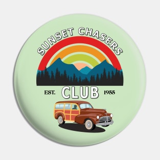 Sunset Chasers Club est. 1955 Pin