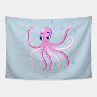 pretty octopus girl Tapestry