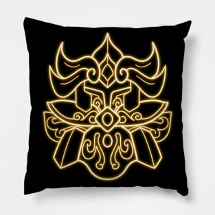 Neon Leo Pillow