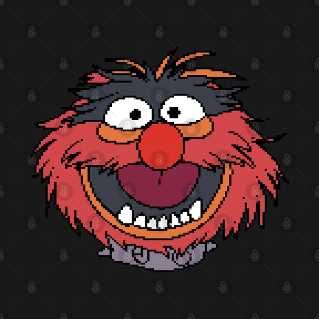 Muppets Animal pixel art by valentinahramov