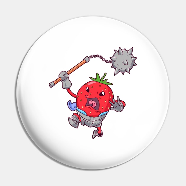 Roleplay Character - Cleric - Healer - Strawberry Pin by Modern Medieval Design