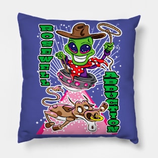 Rosewell Abduction Alien Abduction Cow Pillow